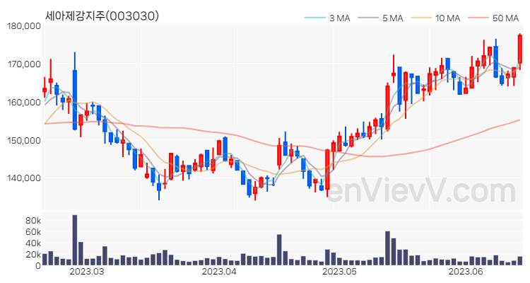 세아제강지주 주가 핵심 요약 분석과 주식 차트 2023.06.16
