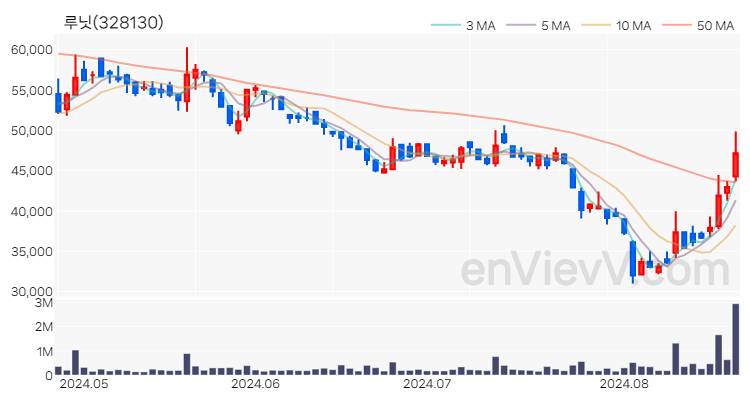 루닛 주가 핵심 요약 분석과 주식 차트 2024.08.22