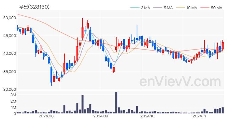 루닛 주가 핵심 요약 분석과 주식 차트 2024.11.14
