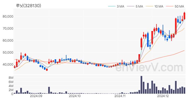 루닛 주가 핵심 요약 분석과 주식 차트 2024.12.16